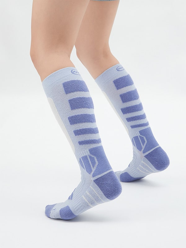 Nandn MountainTrail Warme Thermosocken aus Wolle, Unisex, lang, Ski- und Snowboardsocken