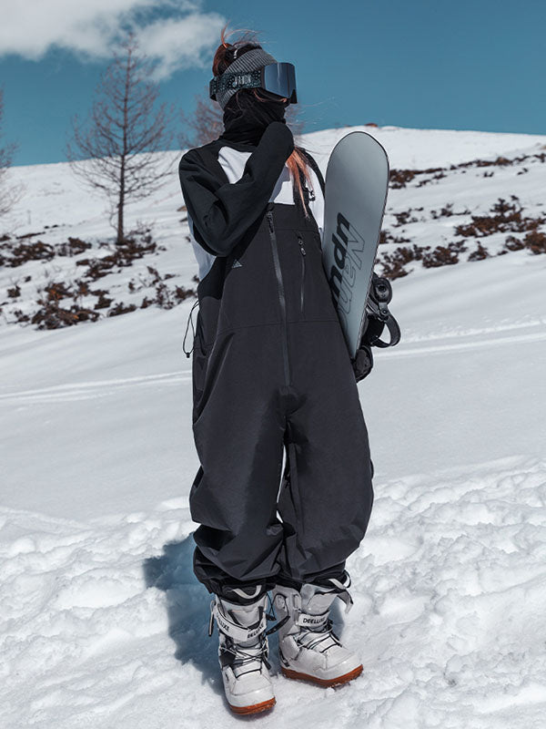 Damen Nandn Winter Star Baggy Mountain Snowboard-Ski-Latzhose