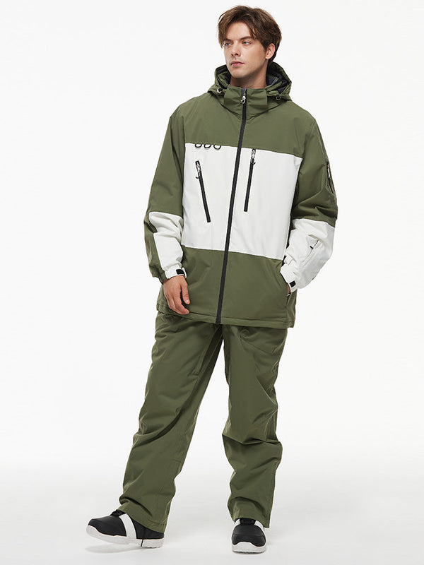 Herren-Thermo-Schneejacke und Latzhose für den Backcountry Mountain Explorer