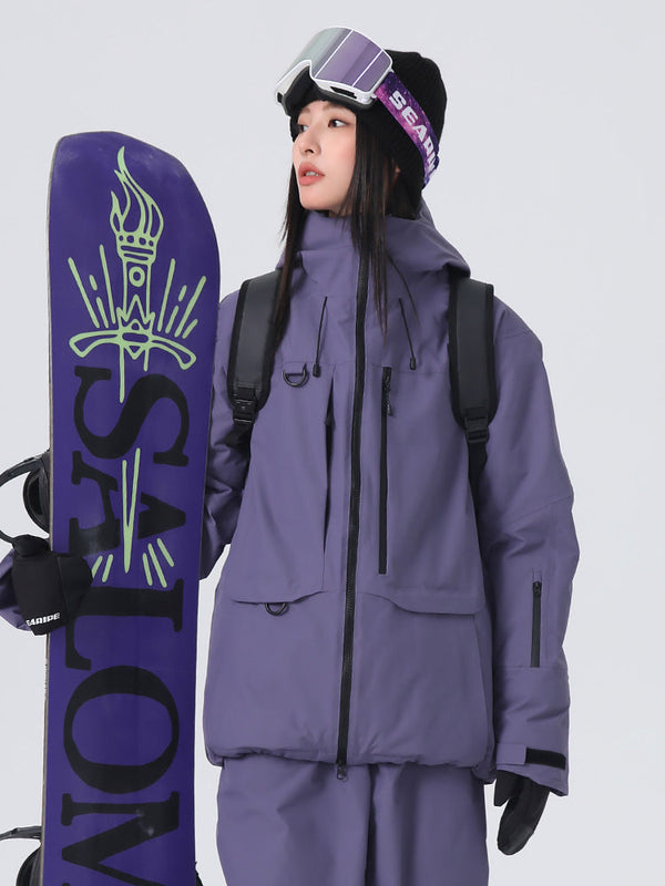 Women's Searipe Unisex All-Weather Mountain Rider Backcountry Utility Snow Jacket