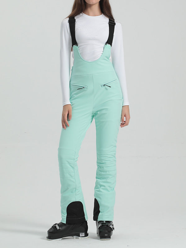 Gsou Snow Elegante Stretch-Skihose mit ausgestelltem Bein für Damen
