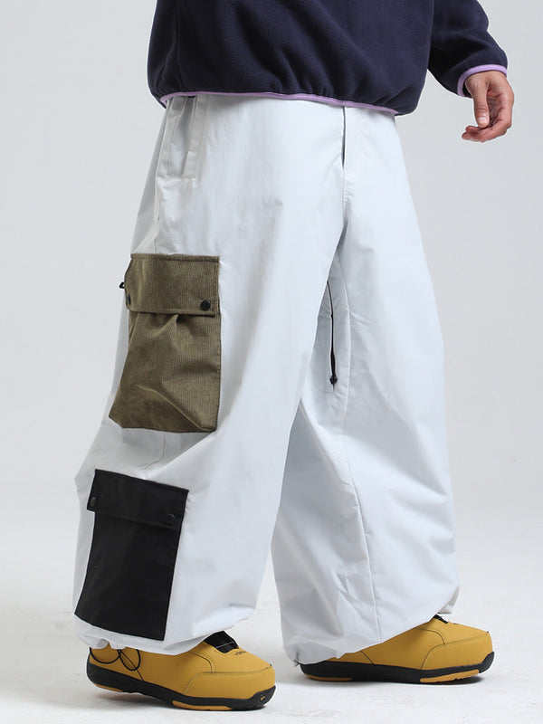 Gsou Snow Powder Chaser Oversized Baggy Snowboardhose für Herren