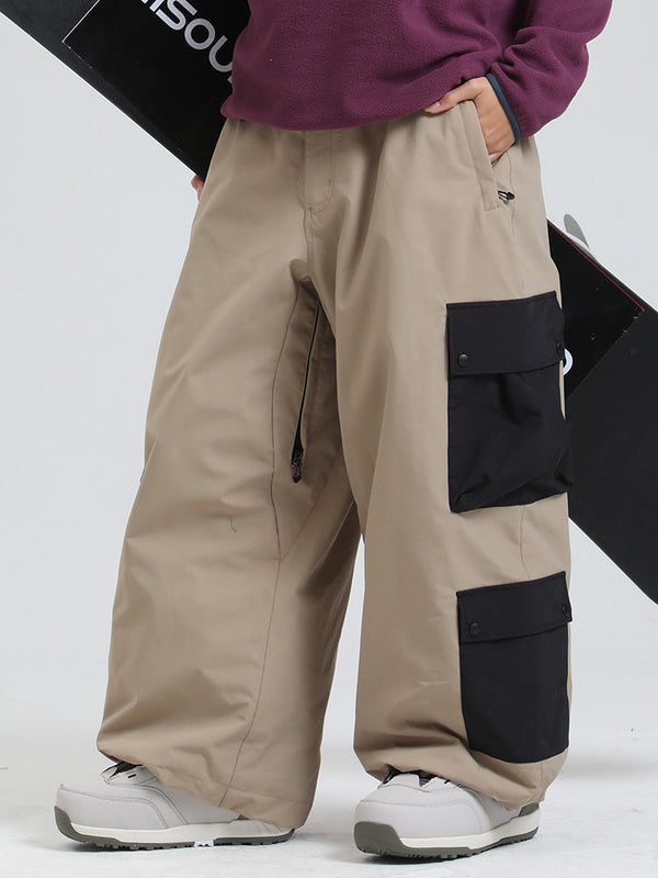 Gsou Snow Powder Chaser Oversized Baggy Snowboardhose für Damen