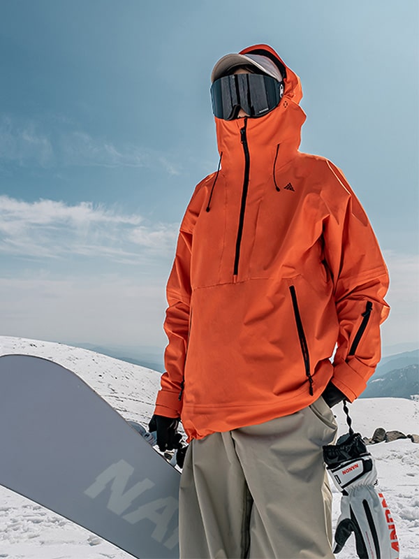 Nandn Snow Ace 3L Herren Winter-Snowboardjacke, wasserdicht