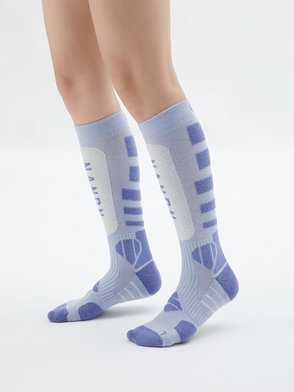 Nandn MountainTrail Warme Thermosocken aus Wolle, Unisex, lang, Ski- und Snowboardsocken