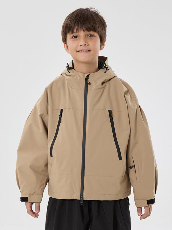 Jungen Schneejacke mit Hasenohren, wasserdicht, wärmend, mit Kapuze