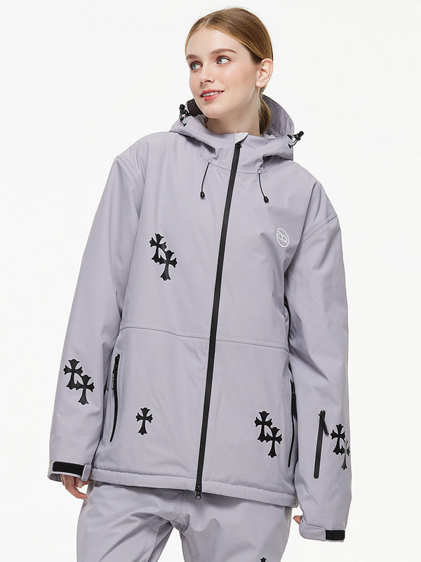 Arctic Queen Schneeflocken-Prinzessinnen-Fantasy-Schneejacke für Damen