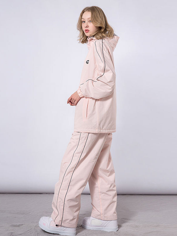 Dook Snow Track Stripe Snowboardjacke und -hose für Damen