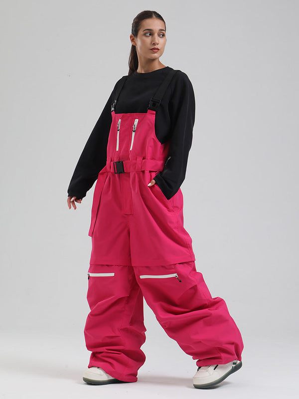 Gsou Snow Mountain Chill Freestyle Baggy Snowboard-Bibs für Damen