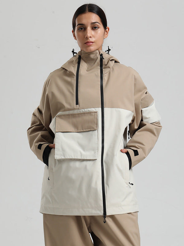 Gsou Snow Terrain Flow FlexZip Hybrid Cargo Snowboardjacke für Damen