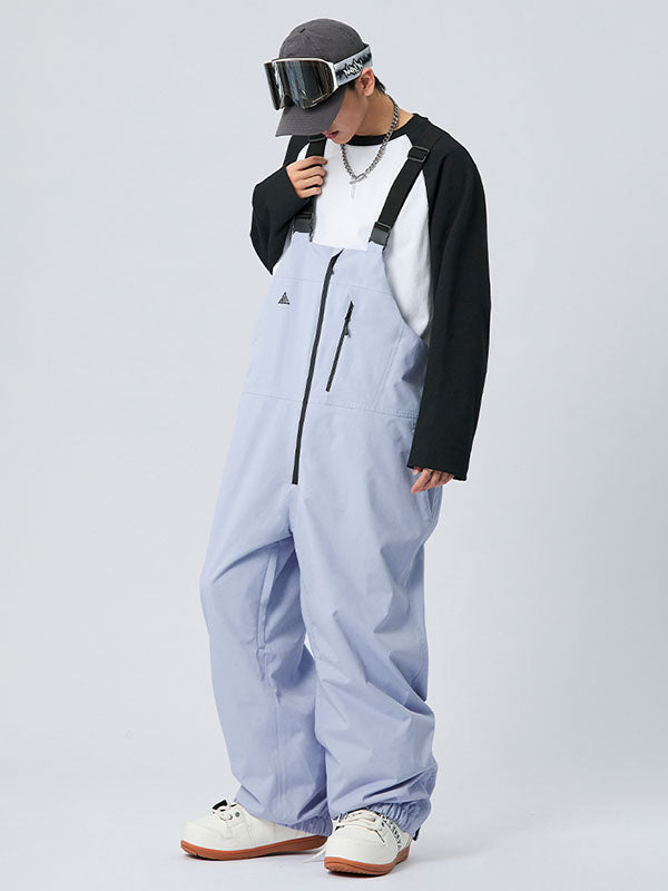 Nandn Winter Star Baggy Mountain Snowboard-Ski-Latzhose für Herren
