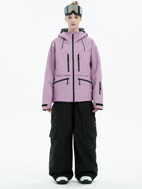 Strapazierfähiger Damen-Schneeanzug von Steeze HypeShred, Baggy Utility Cargo