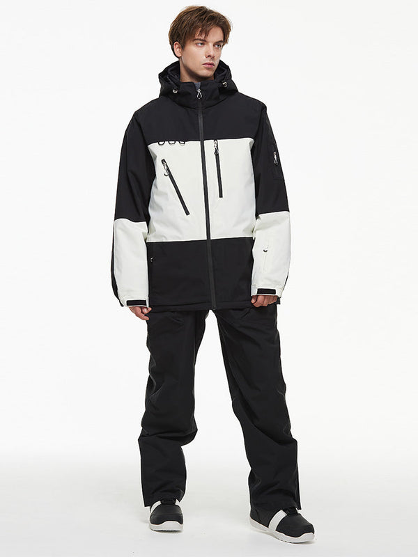 Herren-Thermo-Schneejacke und Latzhose für den Backcountry Mountain Explorer