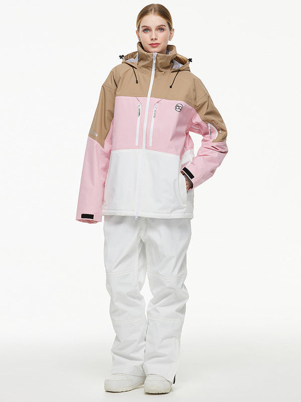 Herren-Backcountry-Bergwindjacke, Thermo-Schneeanzug mit Latzhose