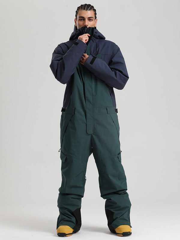 Herren Backcountry Explorer Einteiler Cargo-Skianzug Ganzkörper-Schneeanzug
