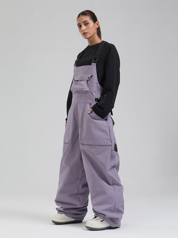 Damen-SnowMaster-Latzhose mit Isolierung und lockerem Schnitt