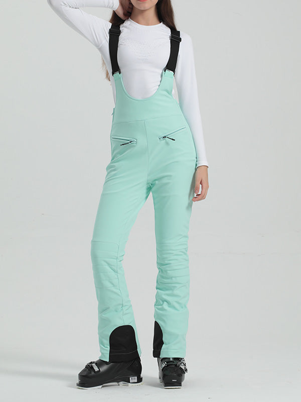 Gsou Snow Elegante Stretch-Skihose mit ausgestelltem Bein für Damen
