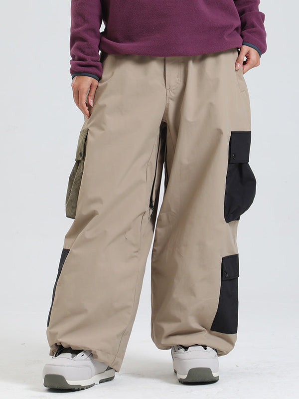 Gsou Snow Powder Chaser Oversized Baggy Snowboardhose für Damen