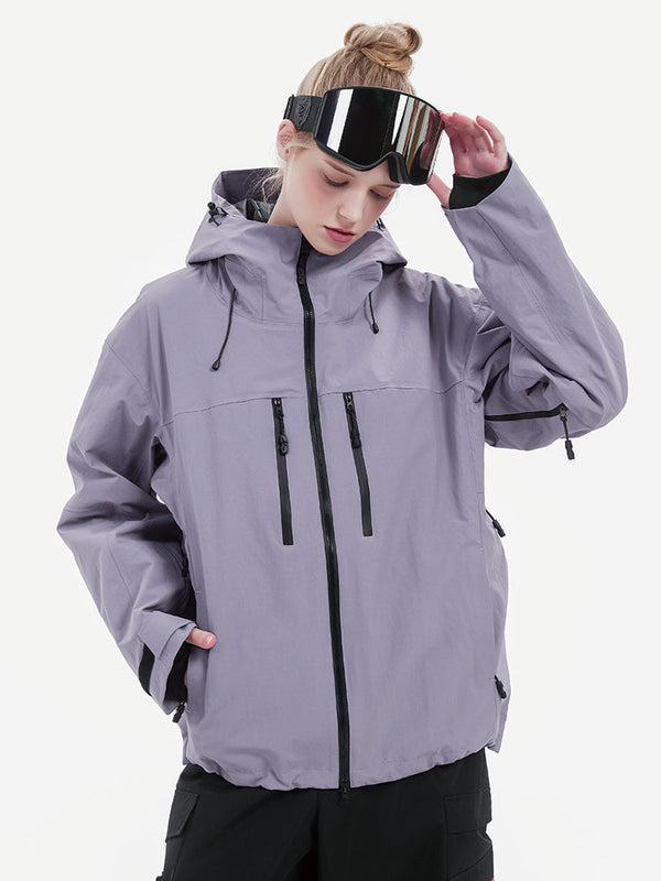 Strapazierfähige Mountain Pro Allwetter-Thermo-Schneejacke für Damen, 3 Lagen
