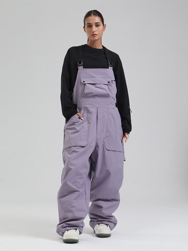 Damen-SnowMaster-Latzhose mit Isolierung und lockerem Schnitt