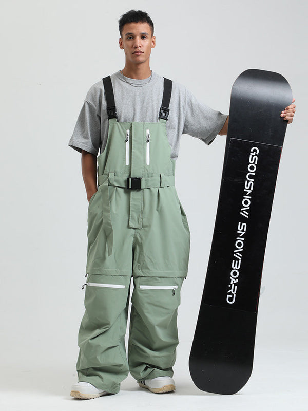 Men's Gsou Snow Mountain Chill Freestyle Baggy Snowboard Bibs