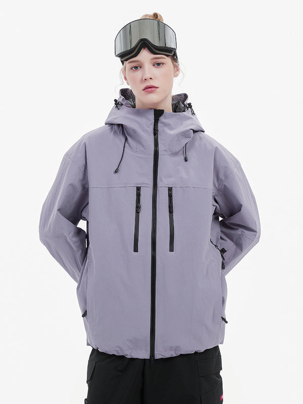Strapazierfähige Mountain Pro Allwetter-Thermo-Schneejacke für Damen, 3 Lagen