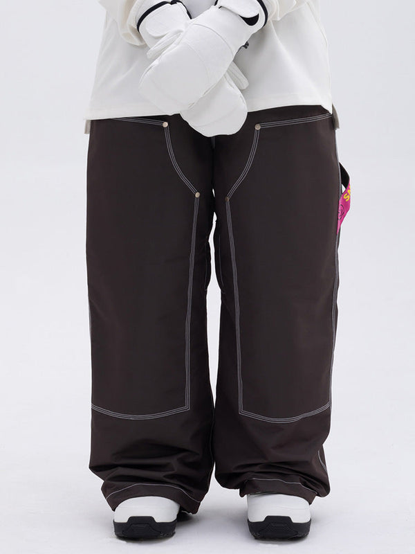 Women's Urban Street Style Freerider Baggy Snow Pants