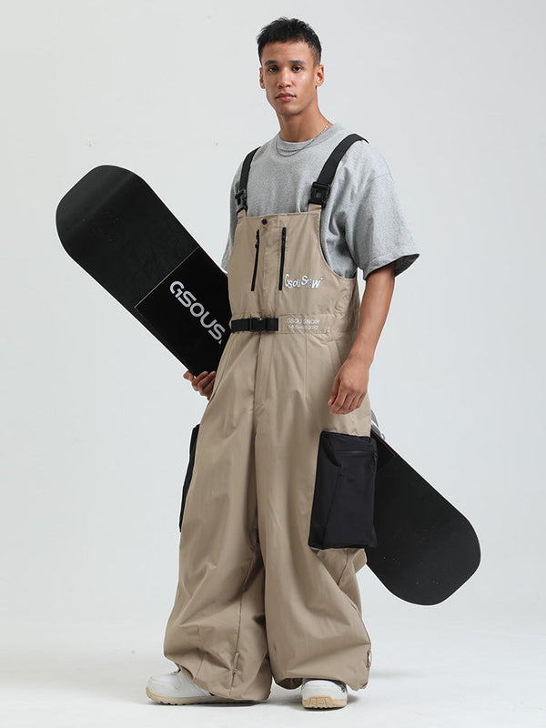 Gsou Snow Alpine Freestyle Extra-Baggy Skihose für Herren