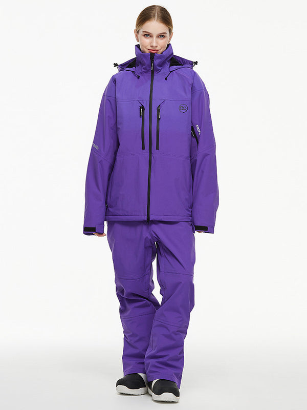 Herren-Backcountry-Bergwindjacke, Thermo-Schneeanzug mit Latzhose