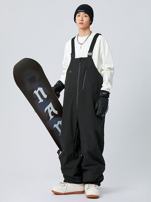 Damen Nandn Winter Star Baggy Mountain Snowboard-Ski-Latzhose