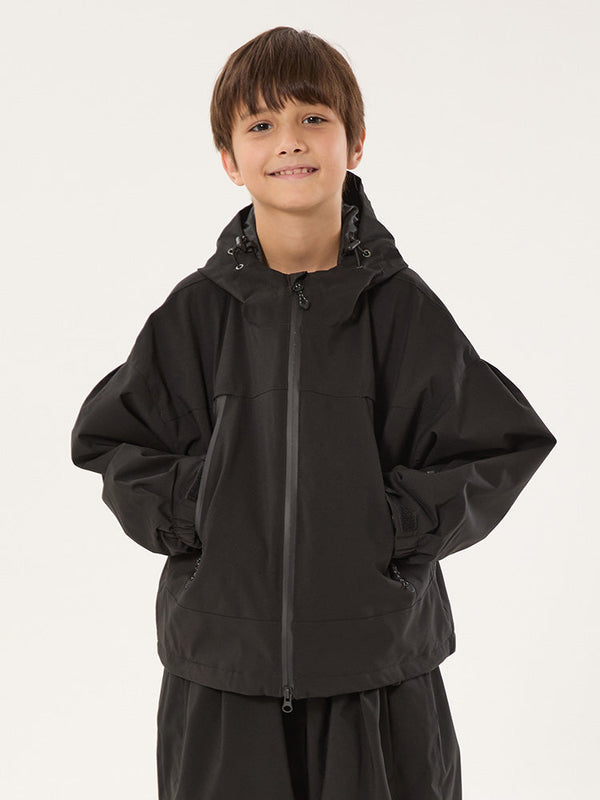 Jungen Schneejacke mit Hasenohren, wasserdicht, wärmend, mit Kapuze