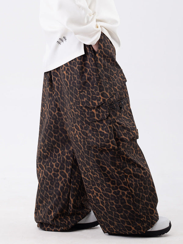 Wild Soul Steeze ParkRider Damen-Skihose mit mehreren Taschen, Utility-Schneehose, Baggy-Schneehose