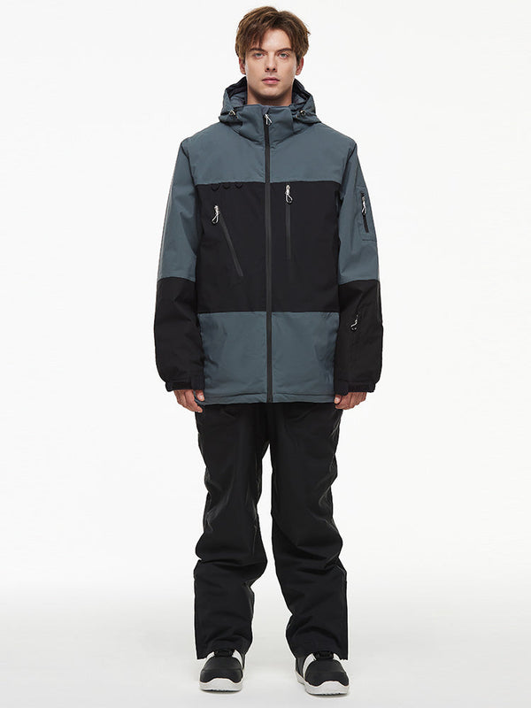 Herren-Thermo-Schneejacke und Latzhose für den Backcountry Mountain Explorer