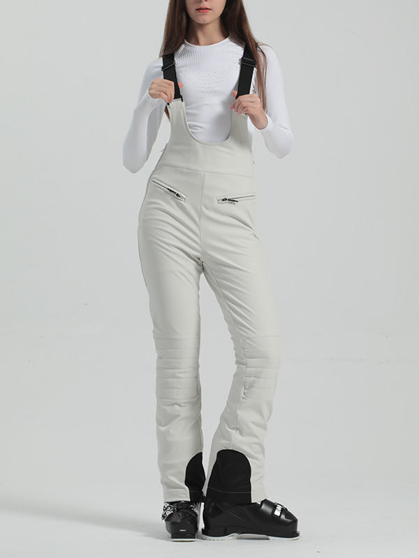 Gsou Snow Elegante Stretch-Skihose mit ausgestelltem Bein für Damen