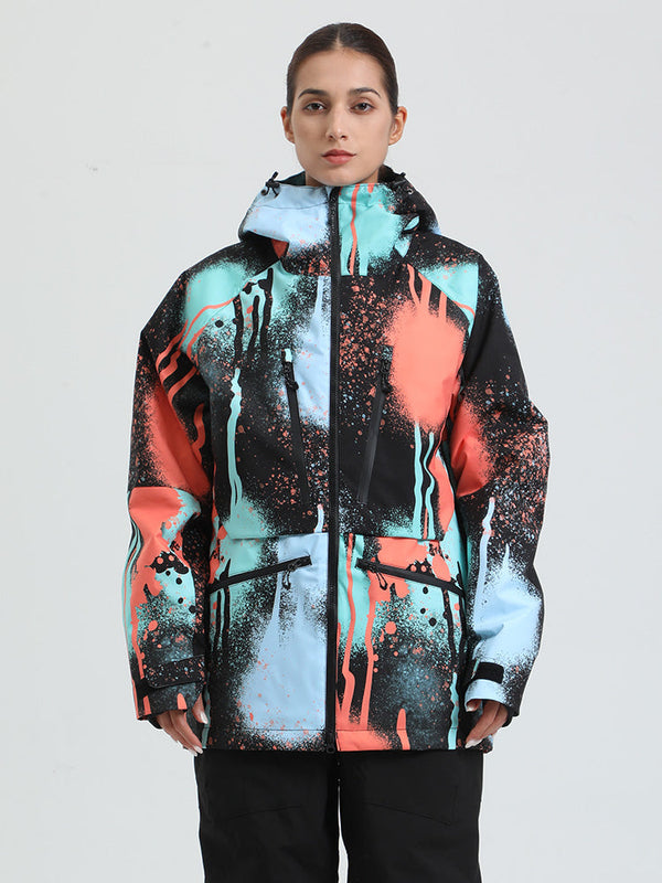 Gsou Snow Damen-Bergjacke, strapazierfähig, vielseitig einsetzbar