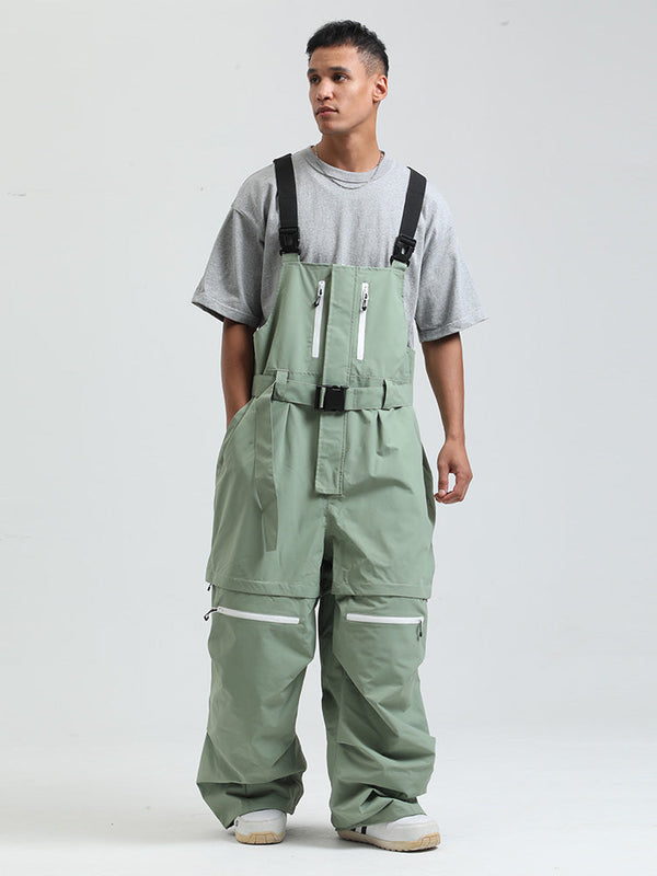 Men's Gsou Snow Mountain Chill Freestyle Baggy Snowboard Bibs