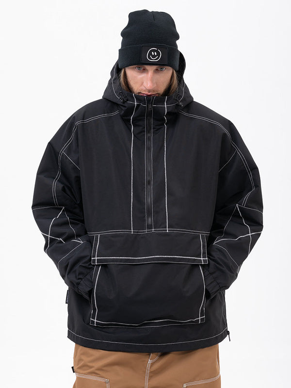 Mountain Vibe Streetstorm Pullover Camo Snowboardjacke für Herren – Ganzjahresjacke