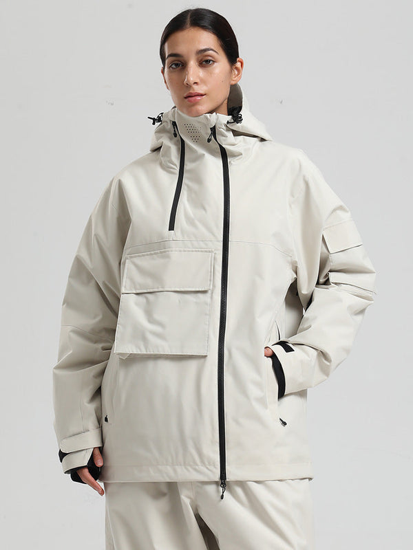 Gsou Snow Terrain Flow FlexZip Hybrid Cargo Snowboardjacke für Damen