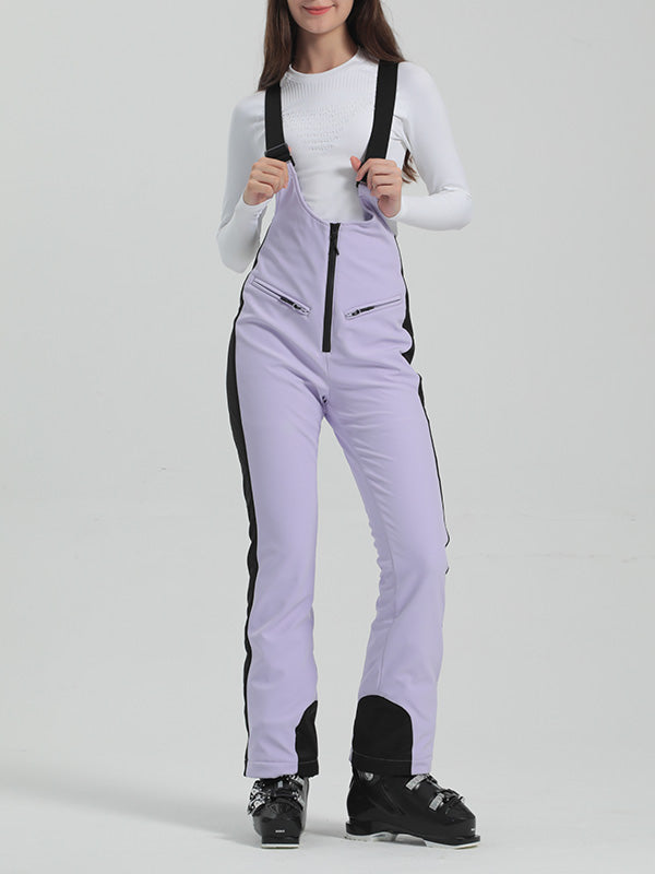 Gsou Snow Elegant Flare Ski-Latzhose für Damen