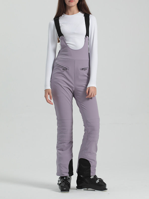 Gsou Snow Elegante Stretch-Skihose mit ausgestelltem Bein für Damen