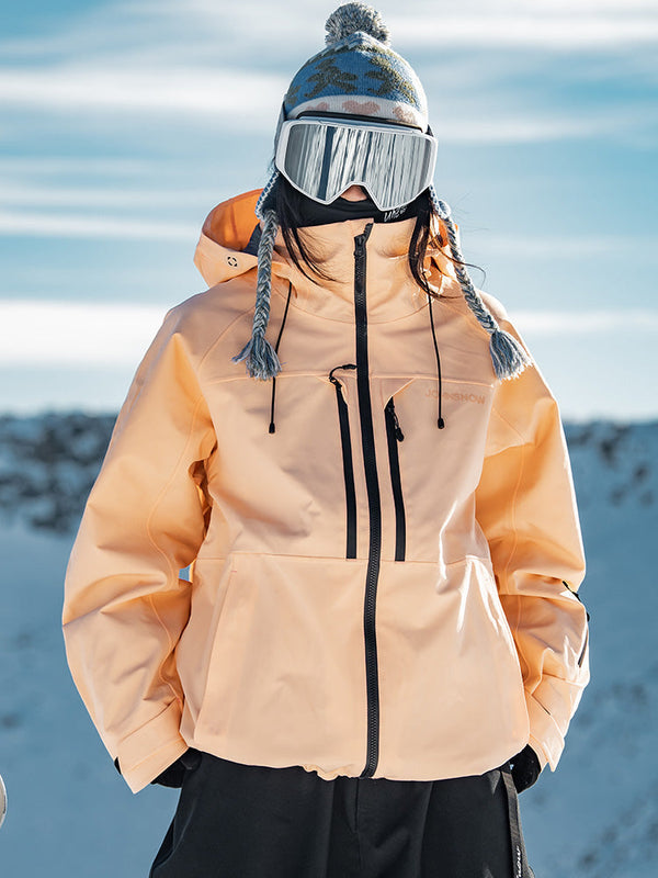 John Snow City Trek Damen-Snowjacke mit Isolierung für Freestyle-Skifahren
