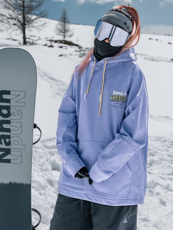 Damen-Snowboard-Hoodie „Nandn Mountain Chill Out Baggy“