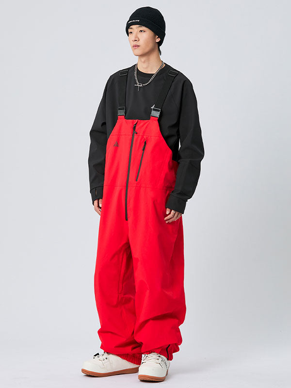 Nandn Winter Star Baggy Mountain Snowboard-Ski-Latzhose für Herren