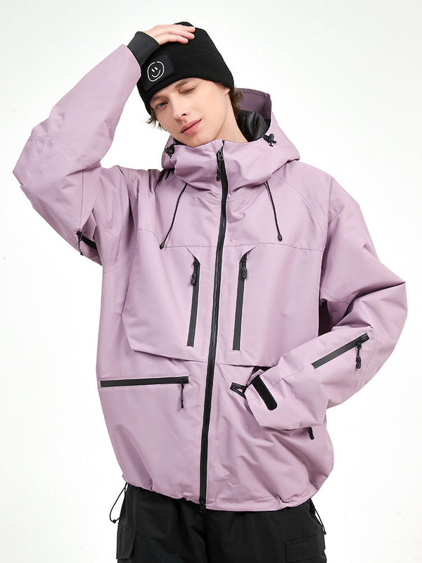 Strapazierfähige Herren-Skijacke von Steeze HypeShred, Baggy Utility Cargo