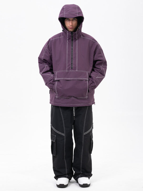 Mountain Vibe Pulloverjacke für Herren & Streetstorm Baggy-Schneehose Set