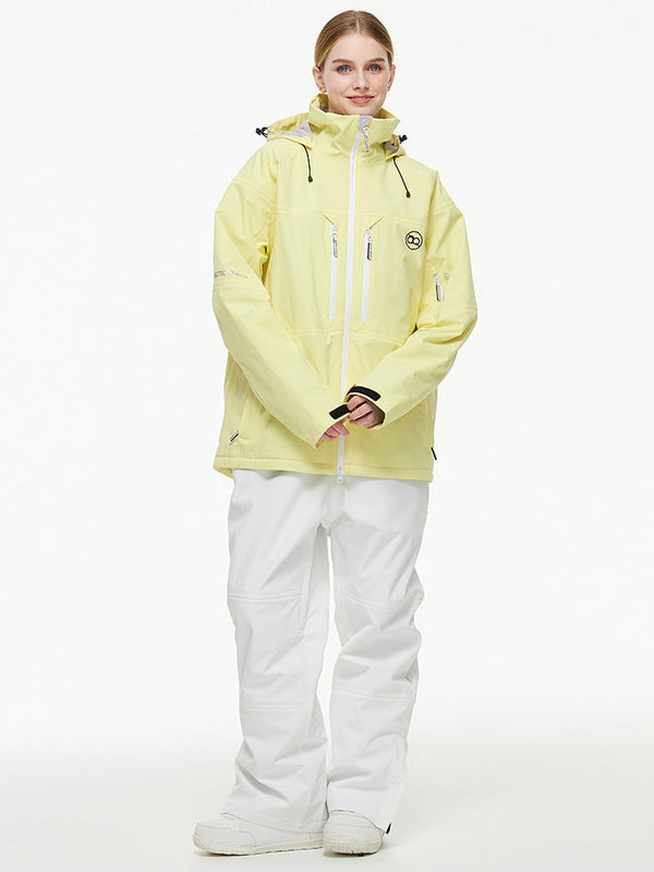 Arctic Queen Mountain Windbreaker Thermo-Schneeanzug für Damen mit Latzhose