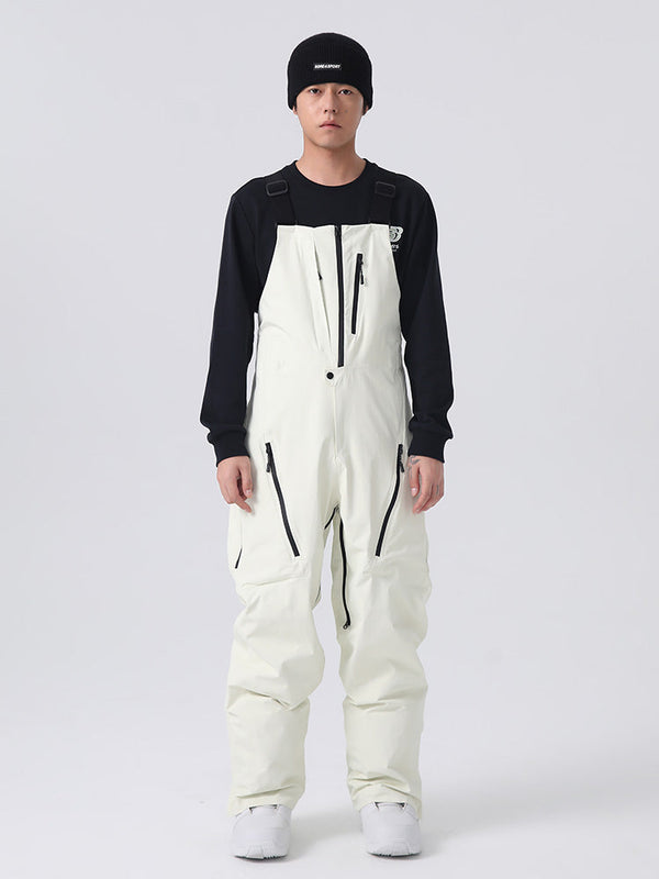 Men's Searipe Durable Mountain Rider All-Terrain Overall Snowboard Pants