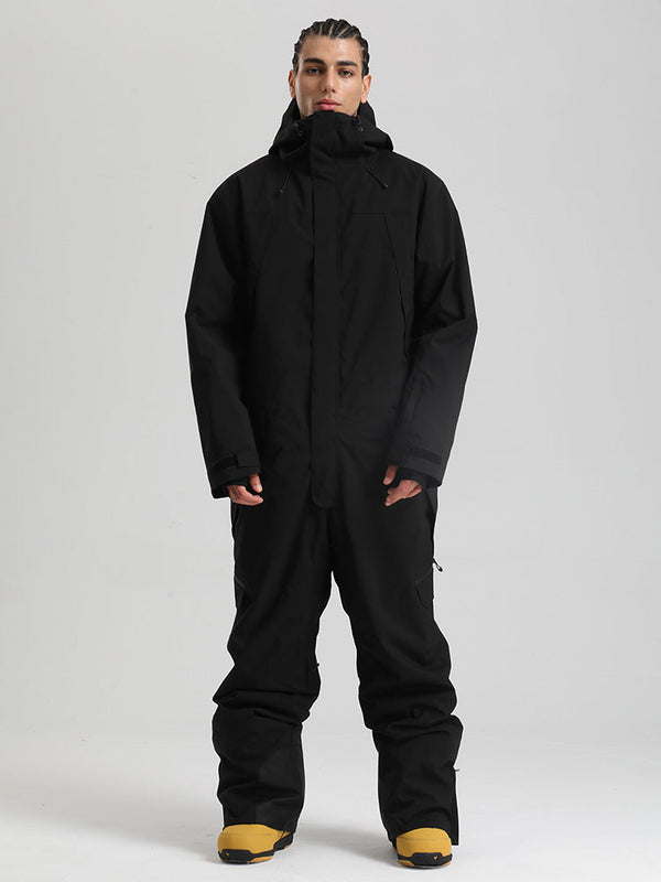 Herren Backcountry Explorer Einteiler Cargo-Skianzug Ganzkörper-Schneeanzug