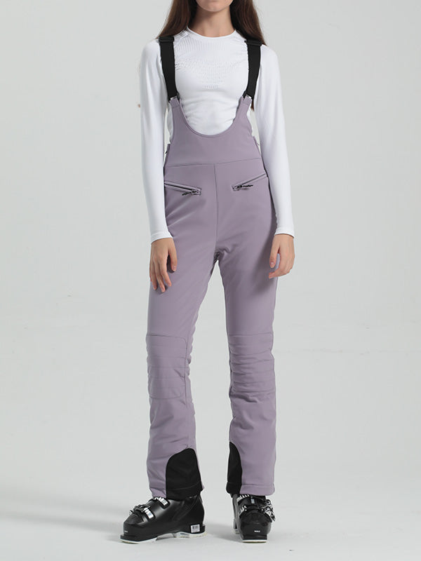 Gsou Snow Elegante Stretch-Skihose mit ausgestelltem Bein für Damen