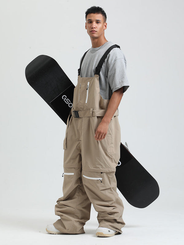 Men's Gsou Snow Mountain Chill Freestyle Baggy Snowboard Bibs